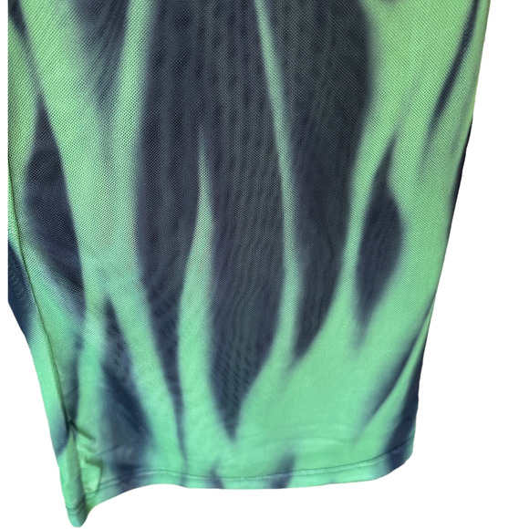 Superdown Black Sheer Flare Pant Set LARGE Crop Top Wicked Cochella Festival NEW - Picture 13 of 13